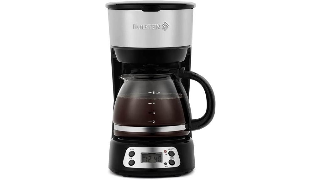 5 cup programmable coffee maker