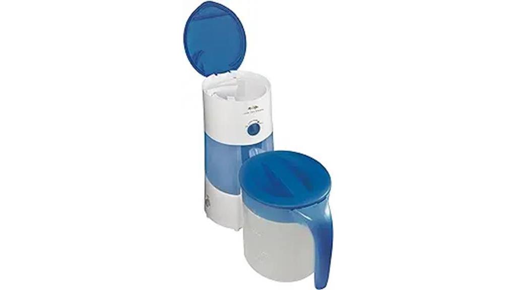 blue 3 quart iced maker