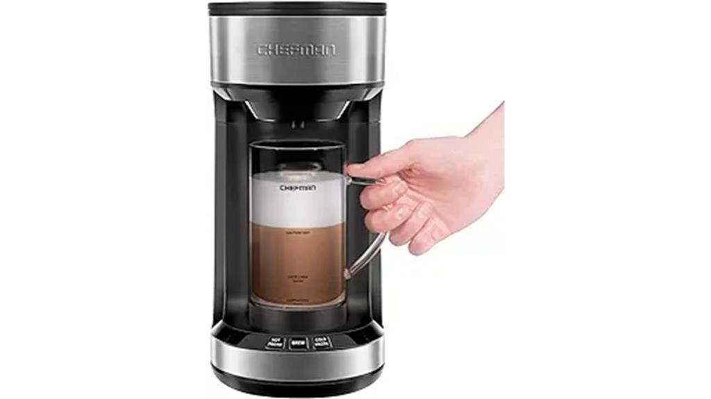 coffee maker with frother