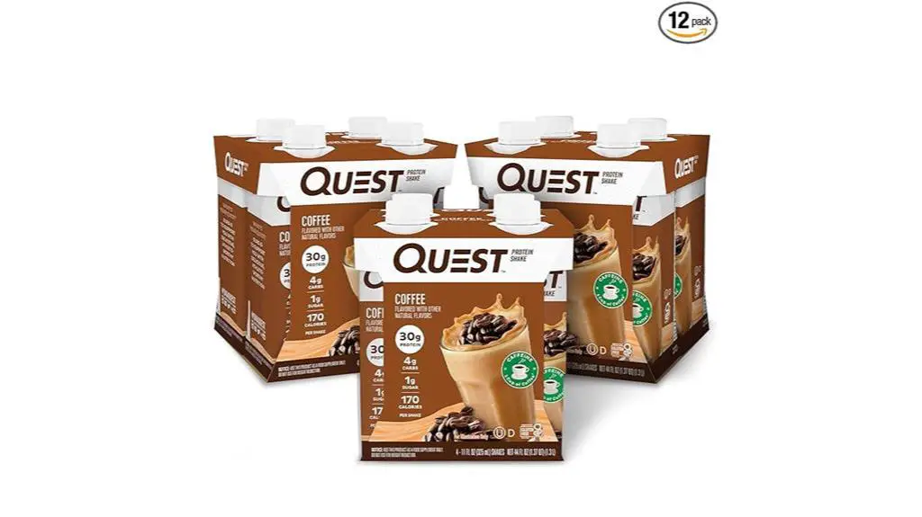 coffee protein shake variety