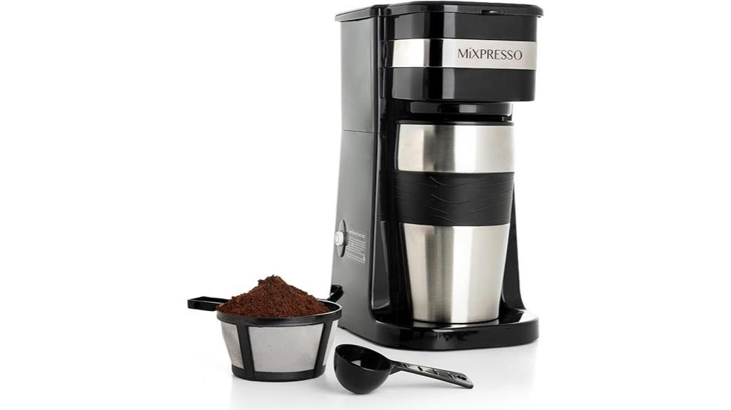 compact coffee maker set