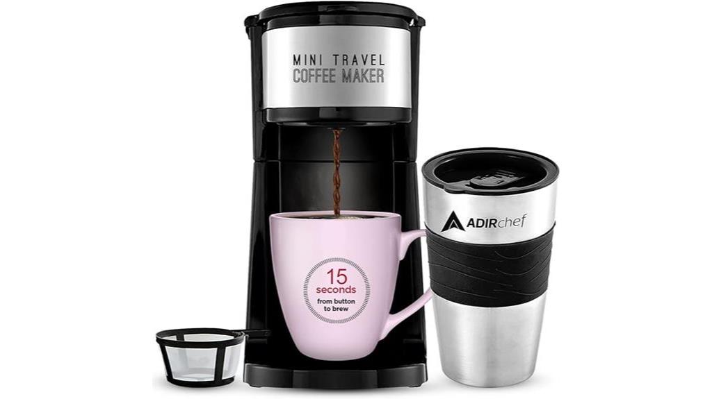 compact coffee maker set