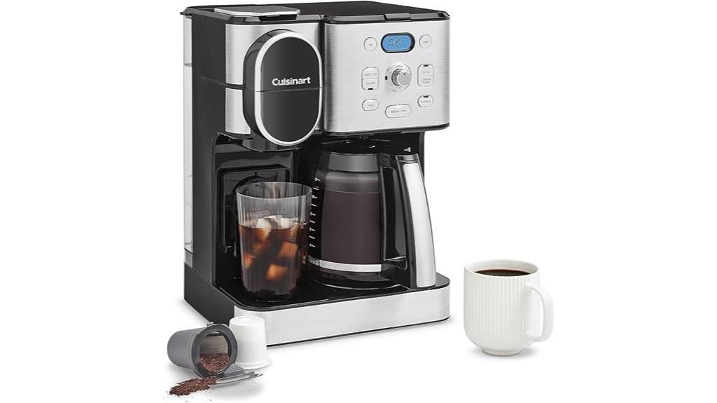 cuisinart 12 cup hot iced coffee