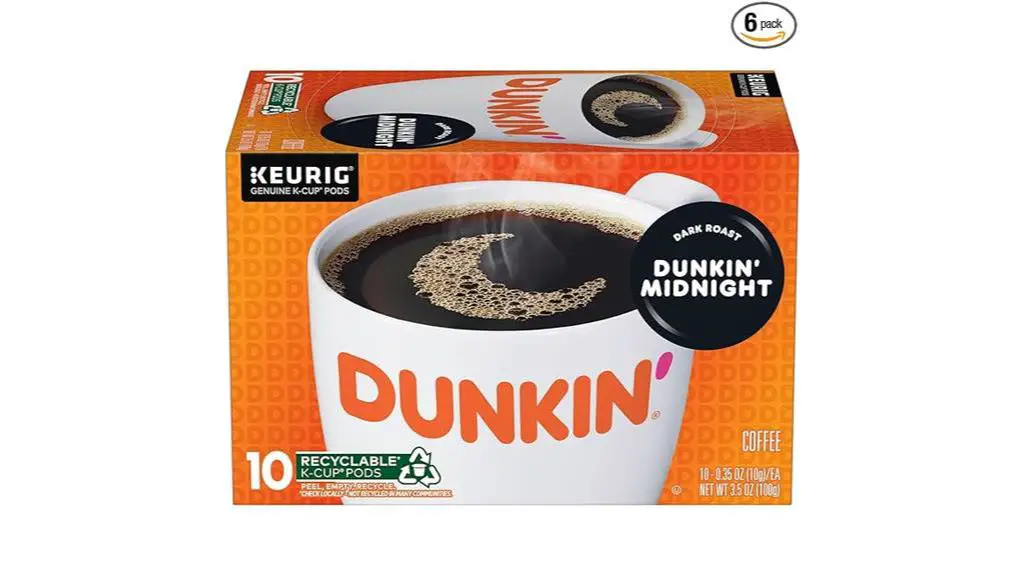 dunkin dark roast pods