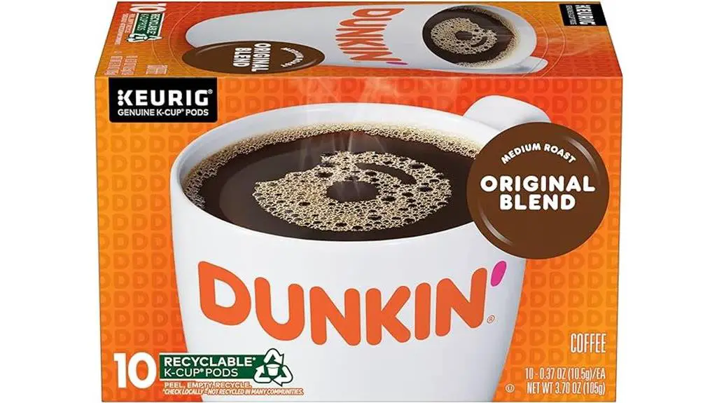 dunkin original blend pods