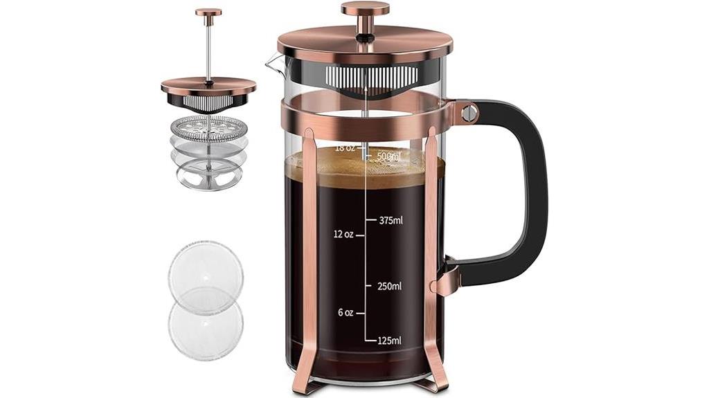 durable sleek french press