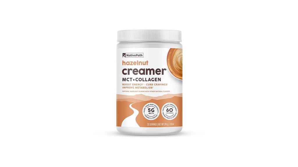 hazelnut keto coffee creamer