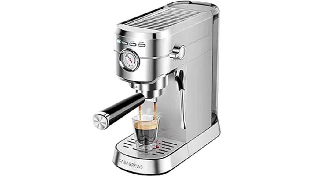 high pressure espresso machine with frother