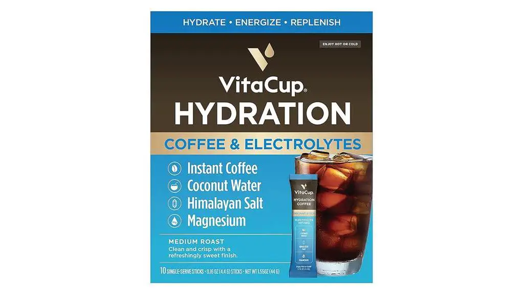 hydrating coffee with vitamins