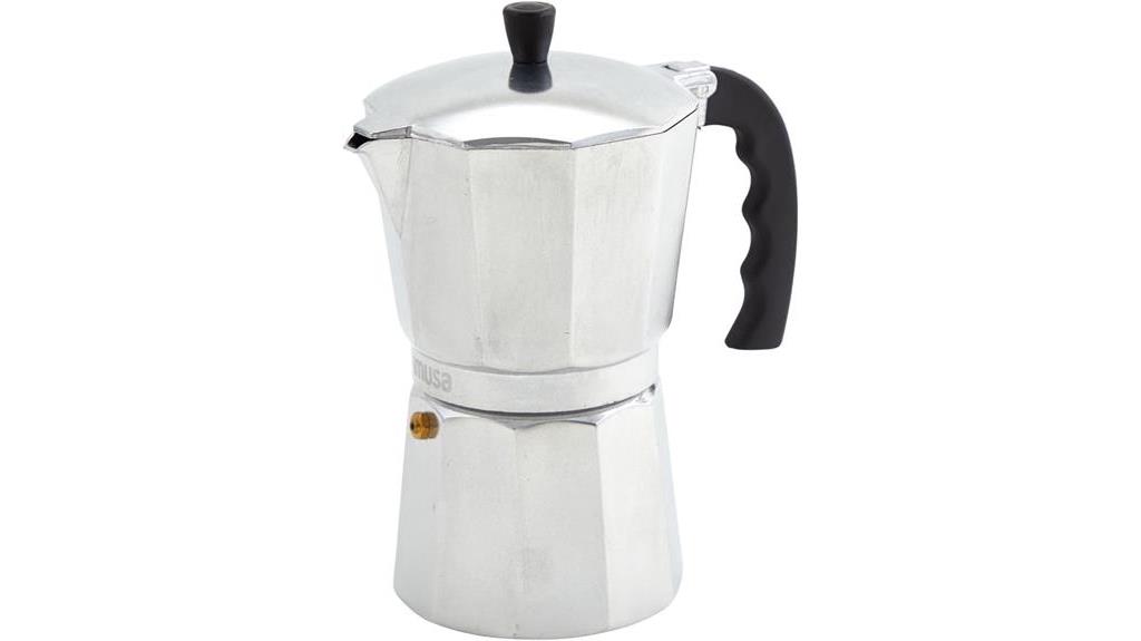 large aluminum 12 cup espresso