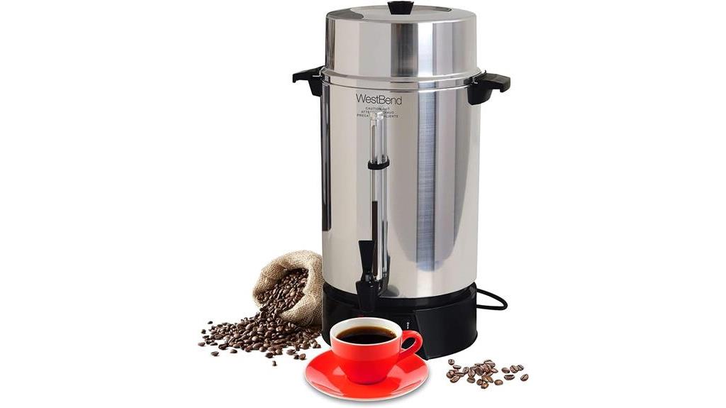 large capacity coffee urn
