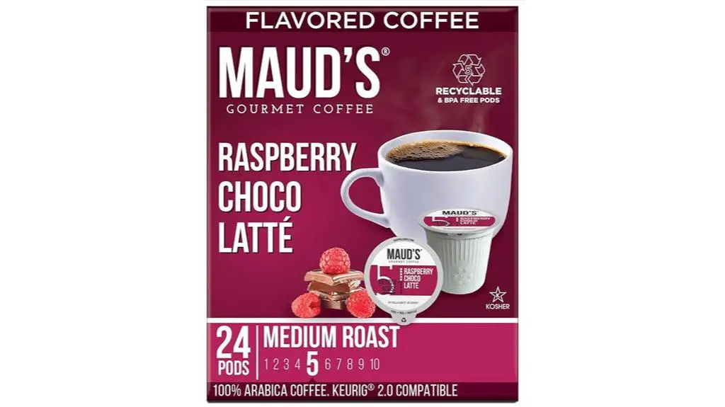 maud s raspberry chocolate pods