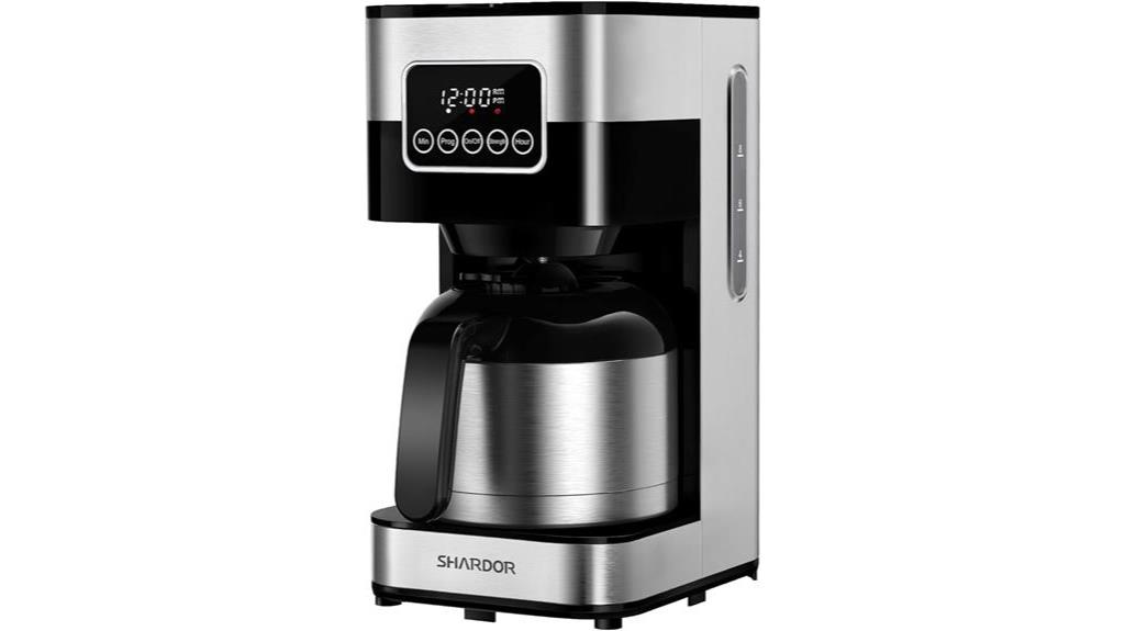 programmable coffee maker details