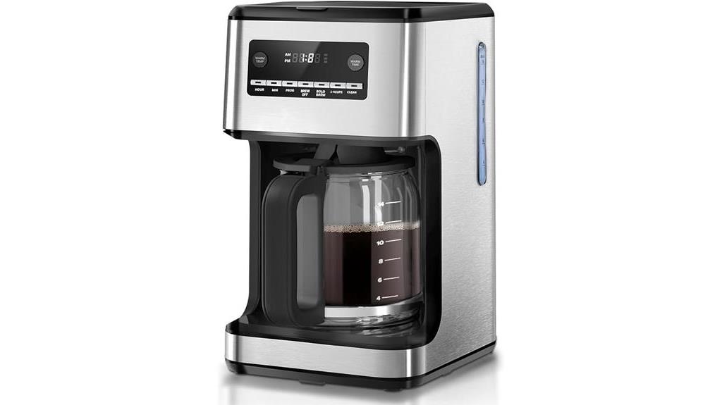 programmable coffee maker details