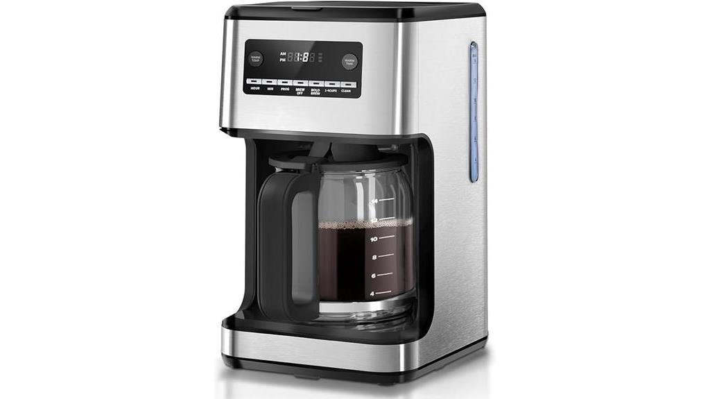 programmable coffee maker with filter