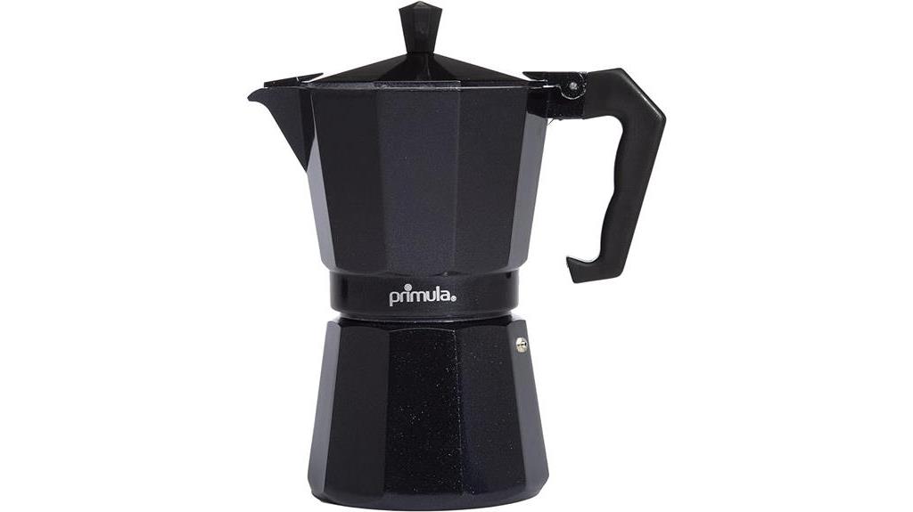 stovetop espresso maker black