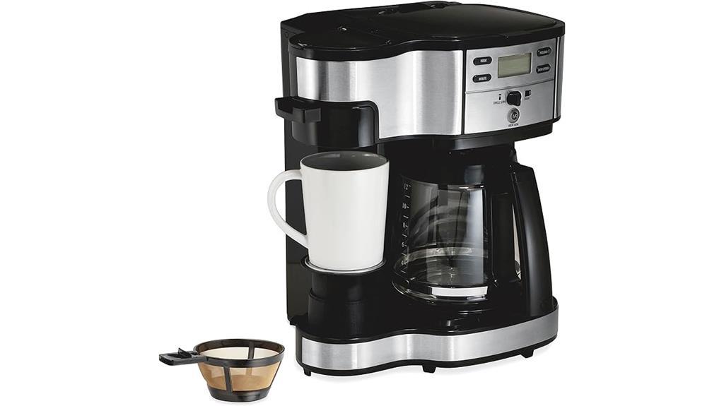 versatile programmable dual coffee maker