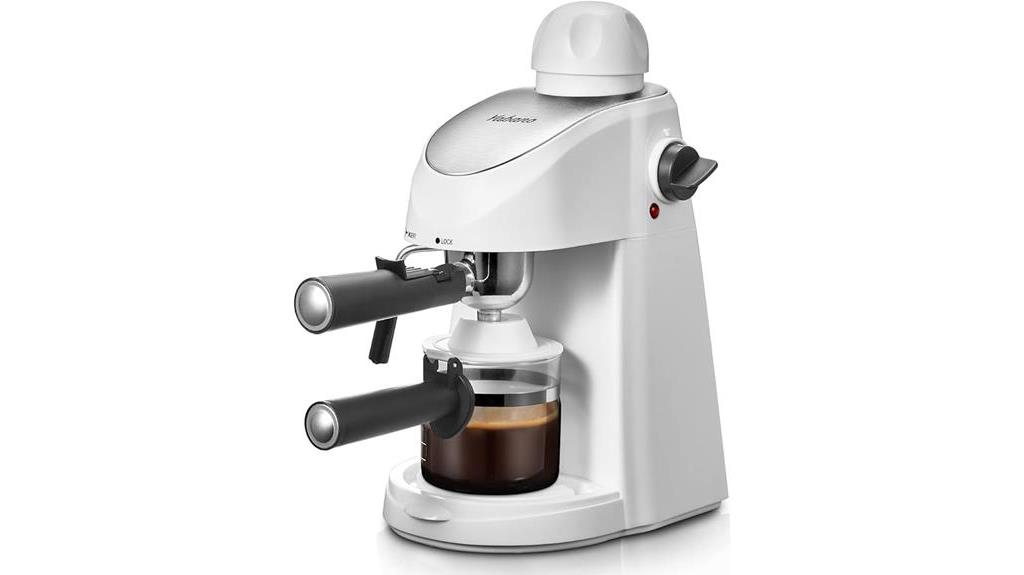 yabano white espresso machine