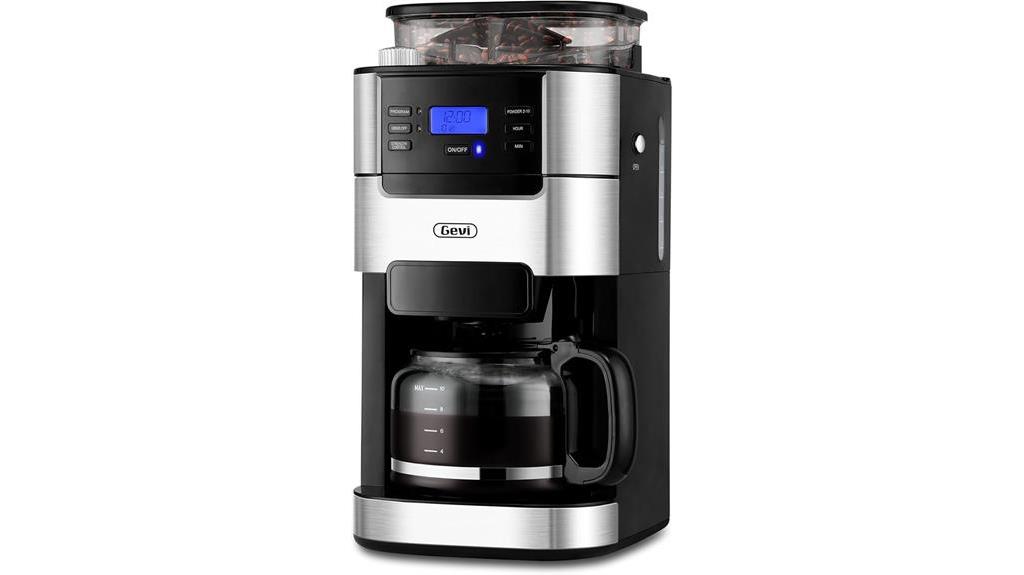 coffee maker with grinder