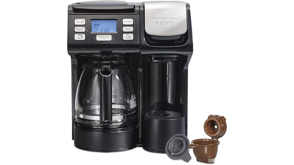 versatile dual coffee brewer