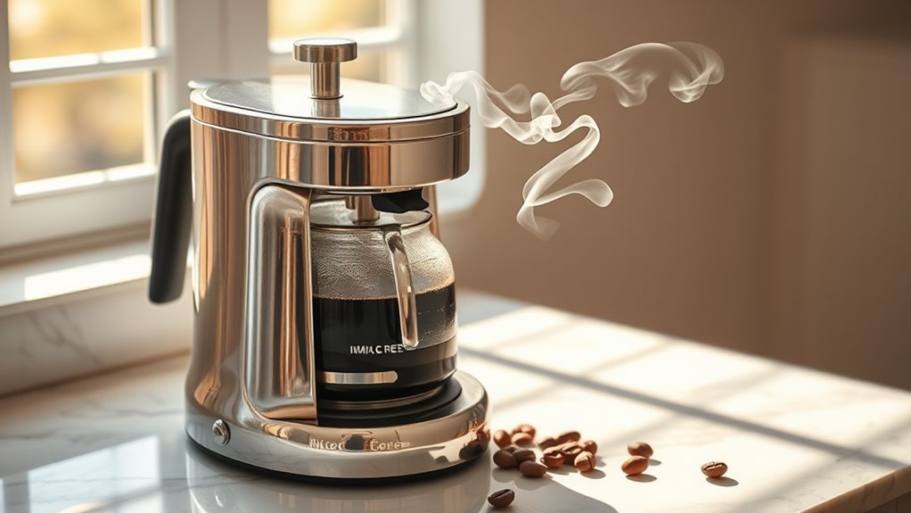 coffee maker bacteria elimination