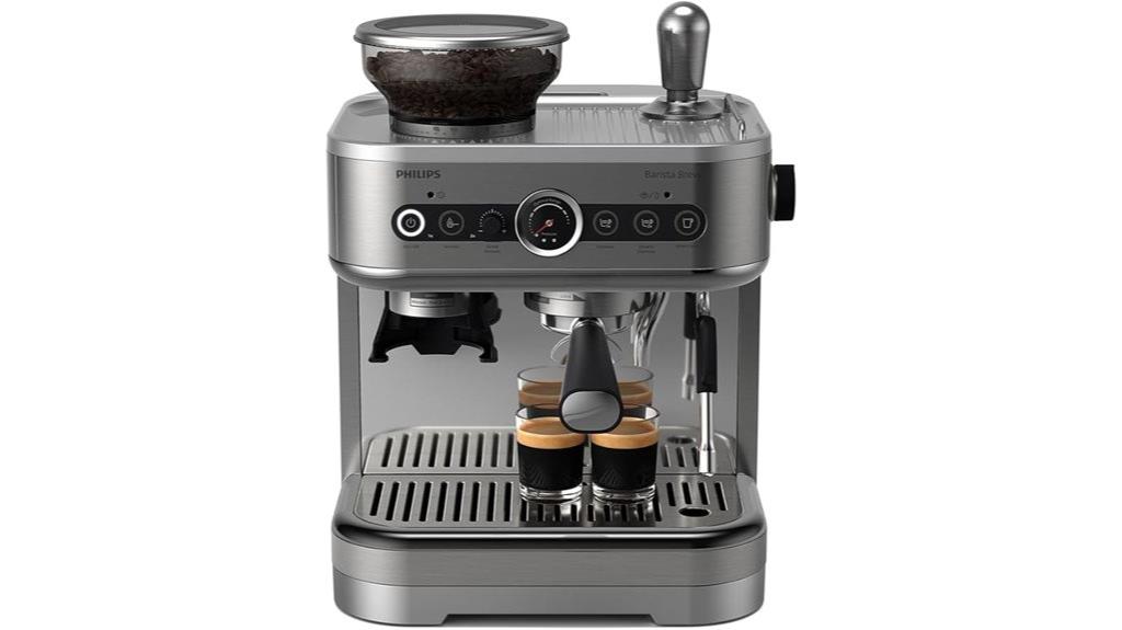 philips espresso machine features