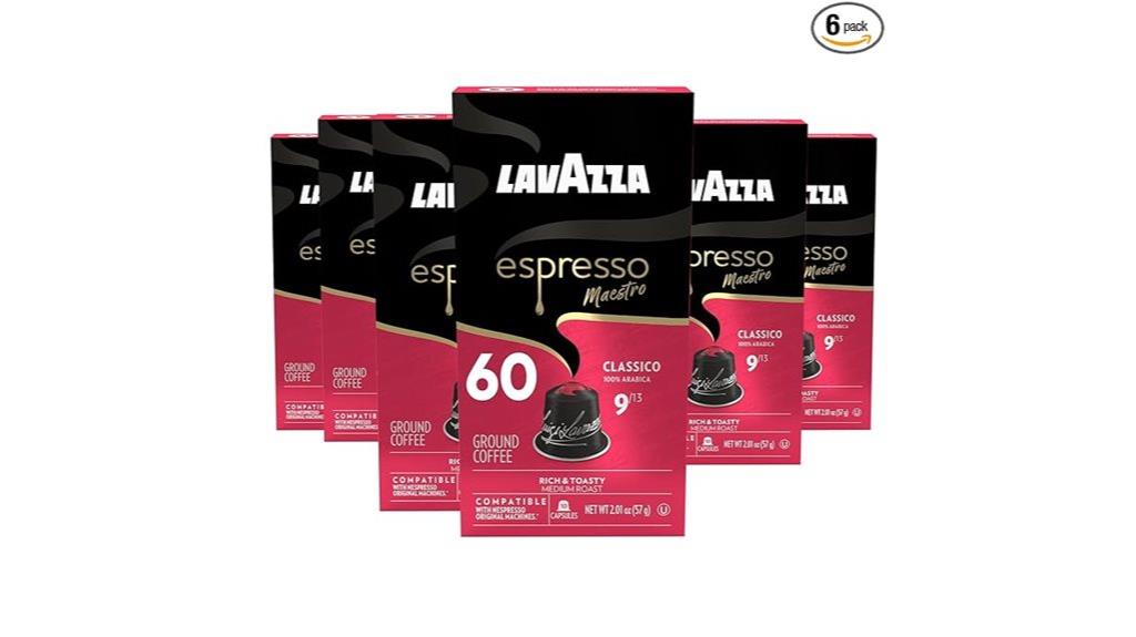 lavazza espresso aluminum capsules